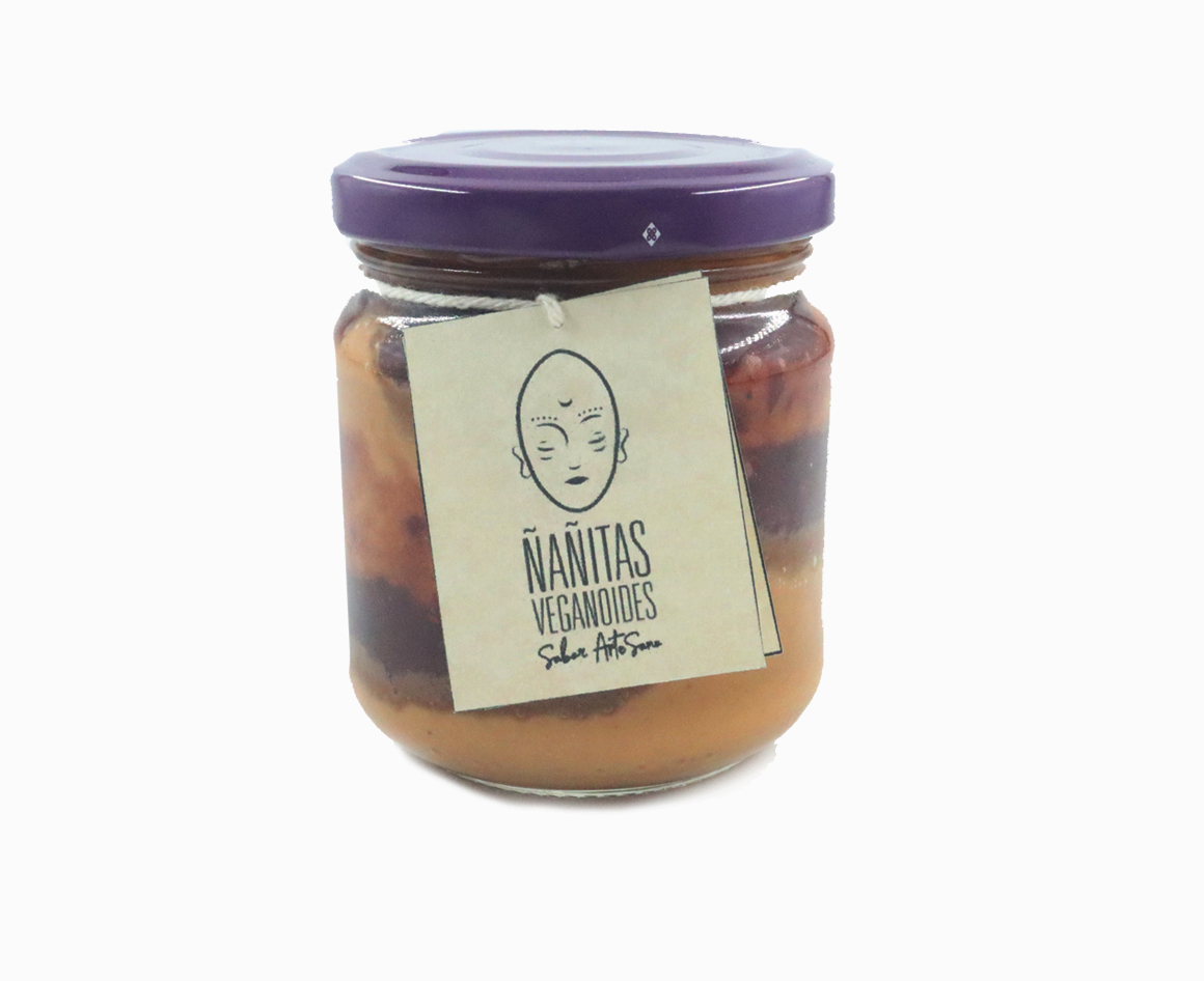 Ecotambo - Mantequilla de Maní Crunchy con Salsa de Arándanos (100g)