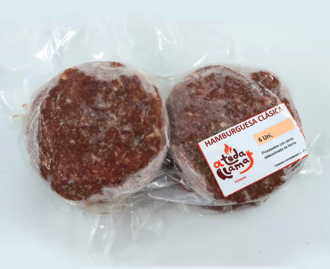 Hamburguesa clásica de llama